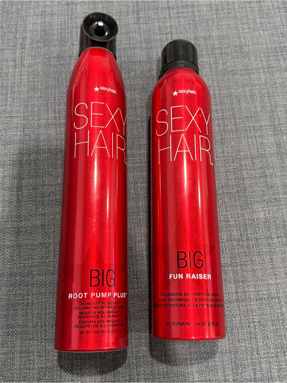 New Sexy Hair Big Root Pump Plus and Big Fun Raiser